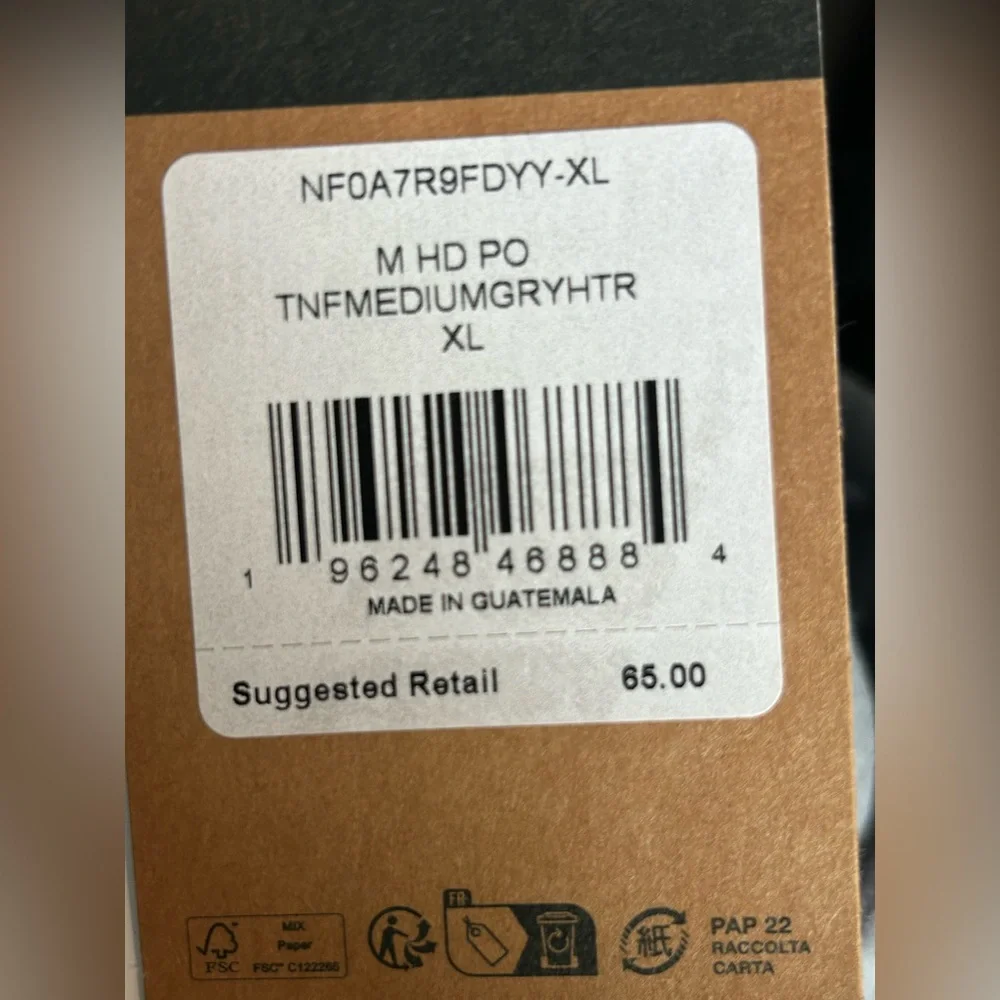 The North Face Men's Gray Hoodie - Picture 7 of 7